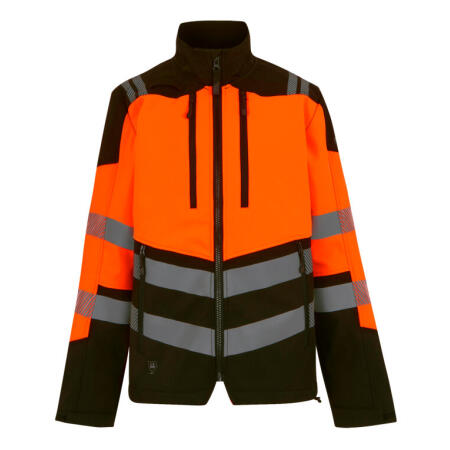 Regatta High Visibility TRA760 Regatta High Visibility Hi-Vis X-Pro 3 Layer Softshell Black/Hi-Vis Orange
