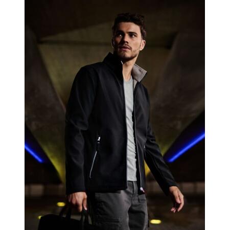 Regatta Professional TRA762 REGATTA PROFESSIONAL Ascender 2-Layer Softshell Black/Mineral Grey