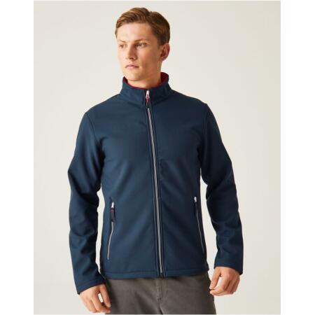 Regatta Professional TRA762 REGATTA PROFESSIONAL Ascender 2-Layer Softshell Navy/Classic Red