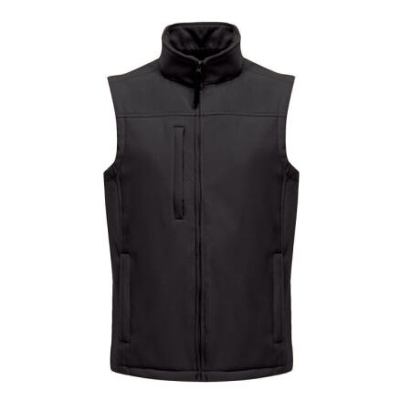 Regatta Professional TRA788 REGATTA PROFESSIONAL Flux Men's Softshell Bodywarmer Black/Black
