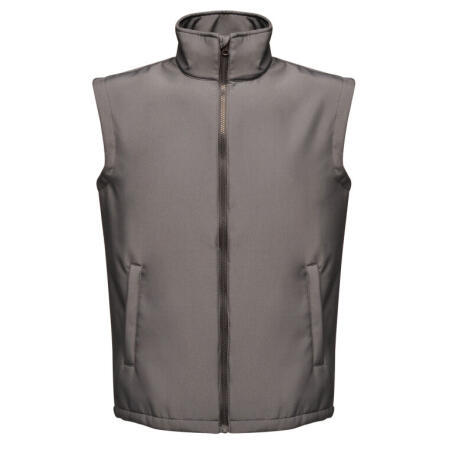 Regatta Professional TRA844 REGATTA PROFESSIONAL Ablaze Men Printable S'Shell Bodywarmer Seal Grey/Black