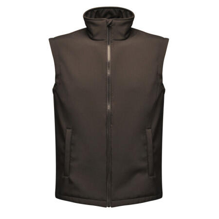 Regatta Professional TRA844 REGATTA PROFESSIONAL Ablaze Men Printable S'Shell Bodywarmer Black/Black