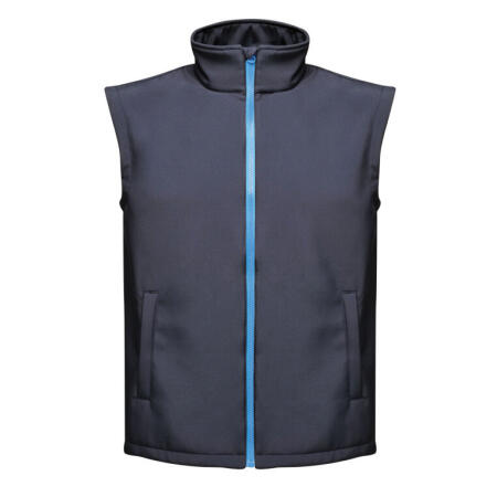 Regatta Professional TRA844 REGATTA PROFESSIONAL Ablaze Men Printable S'Shell Bodywarmer Navy/ French Blue