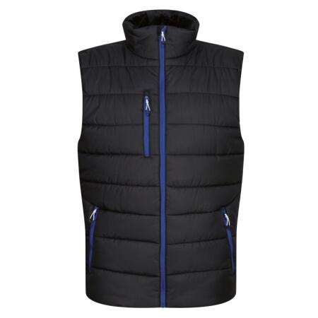 Regatta Professional TRA892 REGATTA PROFESSIONAL Men's Navigate Thermal Bodywarmer Black/ New Royal
