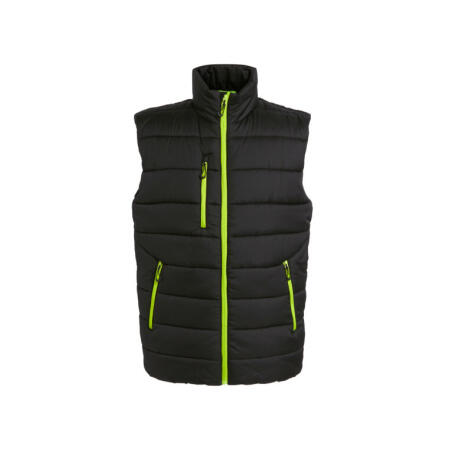 Regatta Professional TRA892 REGATTA PROFESSIONAL Men's Navigate Thermal Bodywarmer Black/Lime