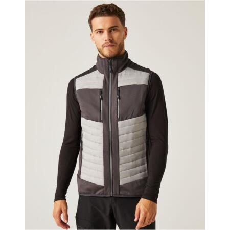 Regatta Professional TRA905 REGATTA PROFESSIONAL E-Volve Unisex Hybrid Bodywarmer Mineral Grey/Ash