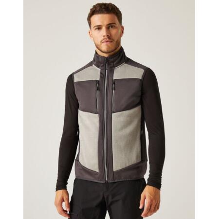 Regatta Professional TRA914 REGATTA PROFESSIONAL E-Volve Knit Stretch Bodywarmer Mineral Grey/Ash