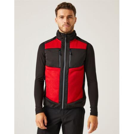 Regatta Professional TRA914 REGATTA PROFESSIONAL E-Volve Knit Stretch Bodywarmer Classic Red/Black