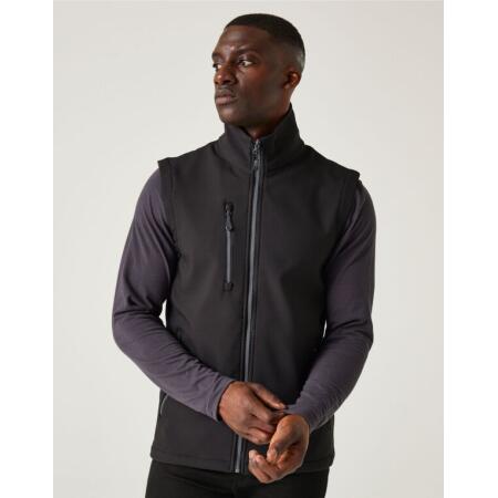Regatta Professional TRA915 REGATTA PROFESSIONAL Navigate 2L Softshell Bodywarmer Black/Seal