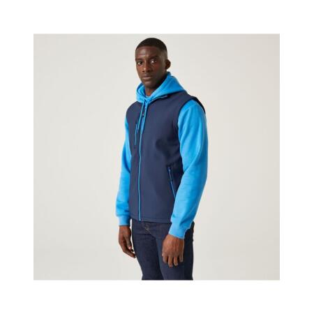 Regatta Professional TRA915 REGATTA PROFESSIONAL Navigate 2L Softshell Bodywarmer Navy/ French Blue