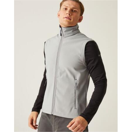 Regatta Professional TRA925 REGATTA PROFESSIONAL Ascender 2L Softshell Bodywarmer Mineral Grey/Black