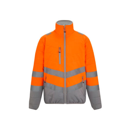 Regatta High Visibility TRA943 Regatta High Visibility Hi-Vis Two-Tone Thermal jacket Hi Vis Orange