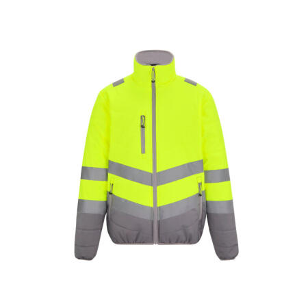 Regatta High Visibility TRA943 Regatta High Visibility Hi-Vis Two-Tone Thermal jacket Hi-Vis Yellow