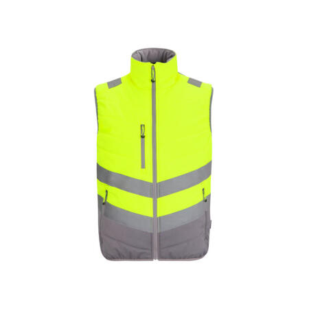 Regatta High Visibility TRB202 Regatta High Visibility Hi-Vis Two-Tone Thermal Bodywarmer Hi-Vis Yellow