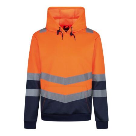 Regatta High Visibility TRF663 Regatta High Visibility Pro Hi Vis Overhead Hoody Hi Vis Orange