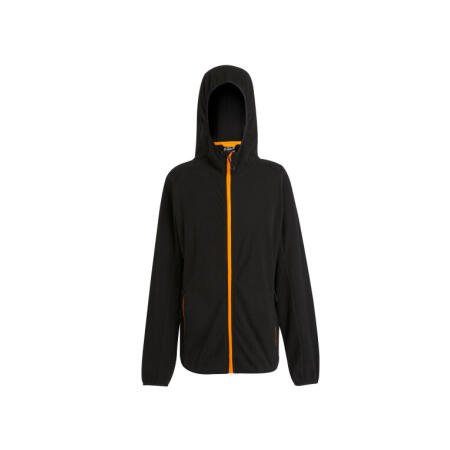 Regatta Professional TRF690 Regatta Professional Navigate Full Zip Fleece Black Orange Pop