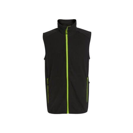 Regatta Professional TRF695 Regatta Professional Navigate Fleece Bodywarmer Black/Lime
