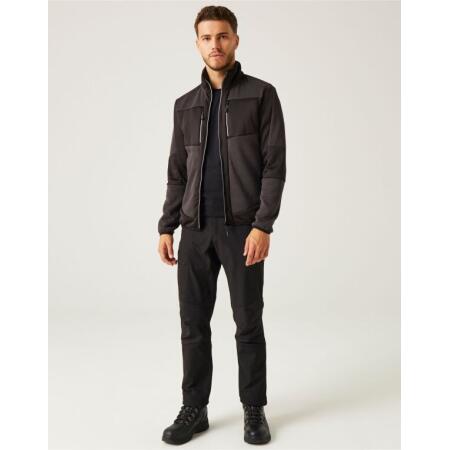 Regatta Professional TRF720 REGATTA PROFESSIONAL E-Volve Knit Stretch Midlayer Ash/Black