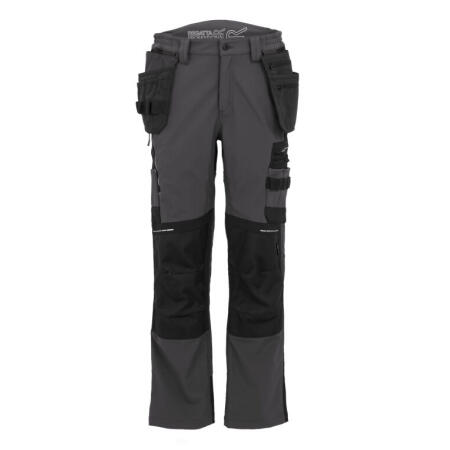 Regatta Professional TRJ447R Regatta Professional 4TEX Stretch Holster Trouser Slate Grey/Black