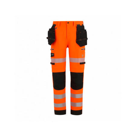 Regatta High Visibility TRJ603SR Regatta High Visibility Hi-vis Infiltrate Stretch Trouser (S/R) Hi Vis Orange