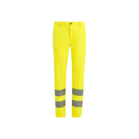 Regatta High Visibility TRJ629R REGATTA HIGH VISIBILITY Pro Contract Stretch Trousers Hi-Vis Yellow