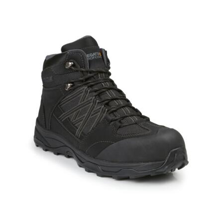 Regatta Safety Footwear TRK202 Regatta Safety Footwear Claystone S3 Safety Hiker Black/Granite