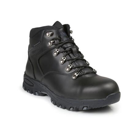 Regatta Safety Footwear TRK203 Regatta Safety Footwear Gritstone S3 Safety Hiker Boot Black