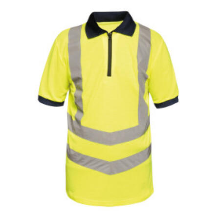 Regatta High Visibility TRS189 Regatta High Visibility Pro Two Tone Wicking Polo Shirt Yellow/Navy