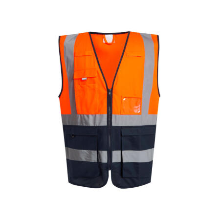 Regatta High Visibility TRS251 Regatta High Visibility Hi Vis Executive Vest Hi Vis Orange/Navy