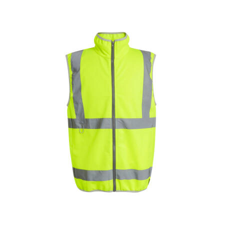 Regatta High Visibility TRS257 Regatta High Visibility Hi Vis Pro Full Zip Gilet Hi-Vis Yellow