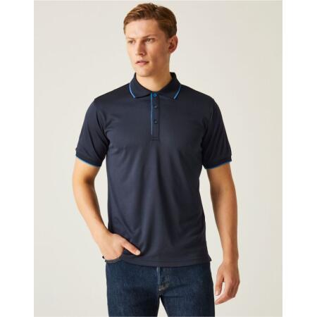 Regatta Professional TRS264 REGATTA PROFESSIONAL Navigate Short Sleeve Polo Navy/ French Blue
