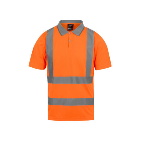 Regatta High Visibility TRS271 Regatta High Visibility Hi-Vis Pro Contract Polo Shirt Hi Vis Orange