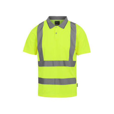 Regatta High Visibility TRS271 Regatta High Visibility Hi-Vis Pro Contract Polo Shirt Hi-Vis Yellow
