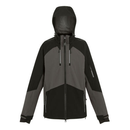 Regatta Professional TRW535 REGATTA PROFESSIONAL 4TEX Stretch Waterproof Shell Jacket Slate Grey/Black
