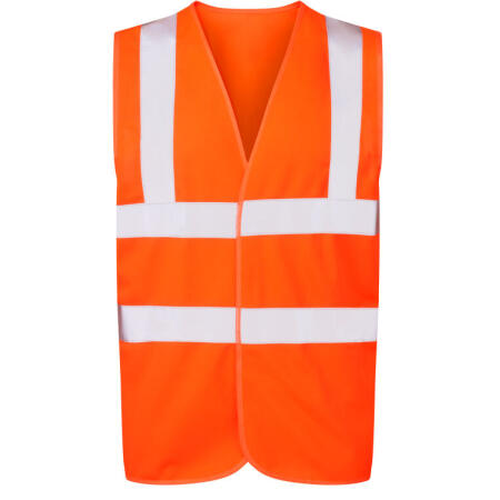 Ultimate Clothing Company UCC054 Ultimate Clothing Company 4-Band Safety Waistcoat Hi Vis Orange