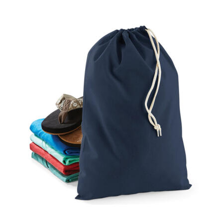 Westford Mill W115 Westford Mill Cotton Stuff Bag Navy