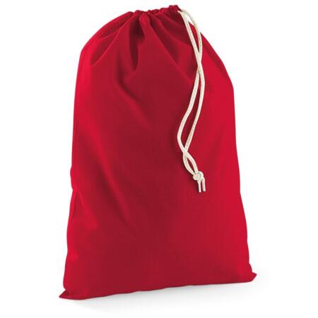 Westford Mill W115 Westford Mill Cotton Stuff Bag Classic Red