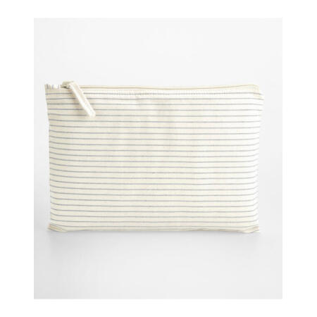 Westford Mill W253 Westford Mill Striped Org Acc Pouch Grey Stripe