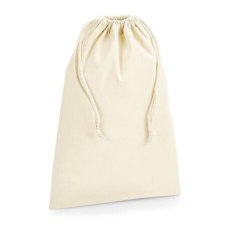 Westford Mill W266 Westford Mill Organic Premium Cotton Stuff Bag Natural