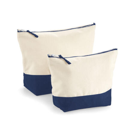 Westford Mill W544 Westford Mill Dipped Base Canvas Accessory Bag Natural/Navy