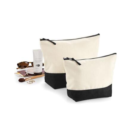 Westford Mill W544 Westford Mill Dipped Base Canvas Accessory Bag Natural/Black