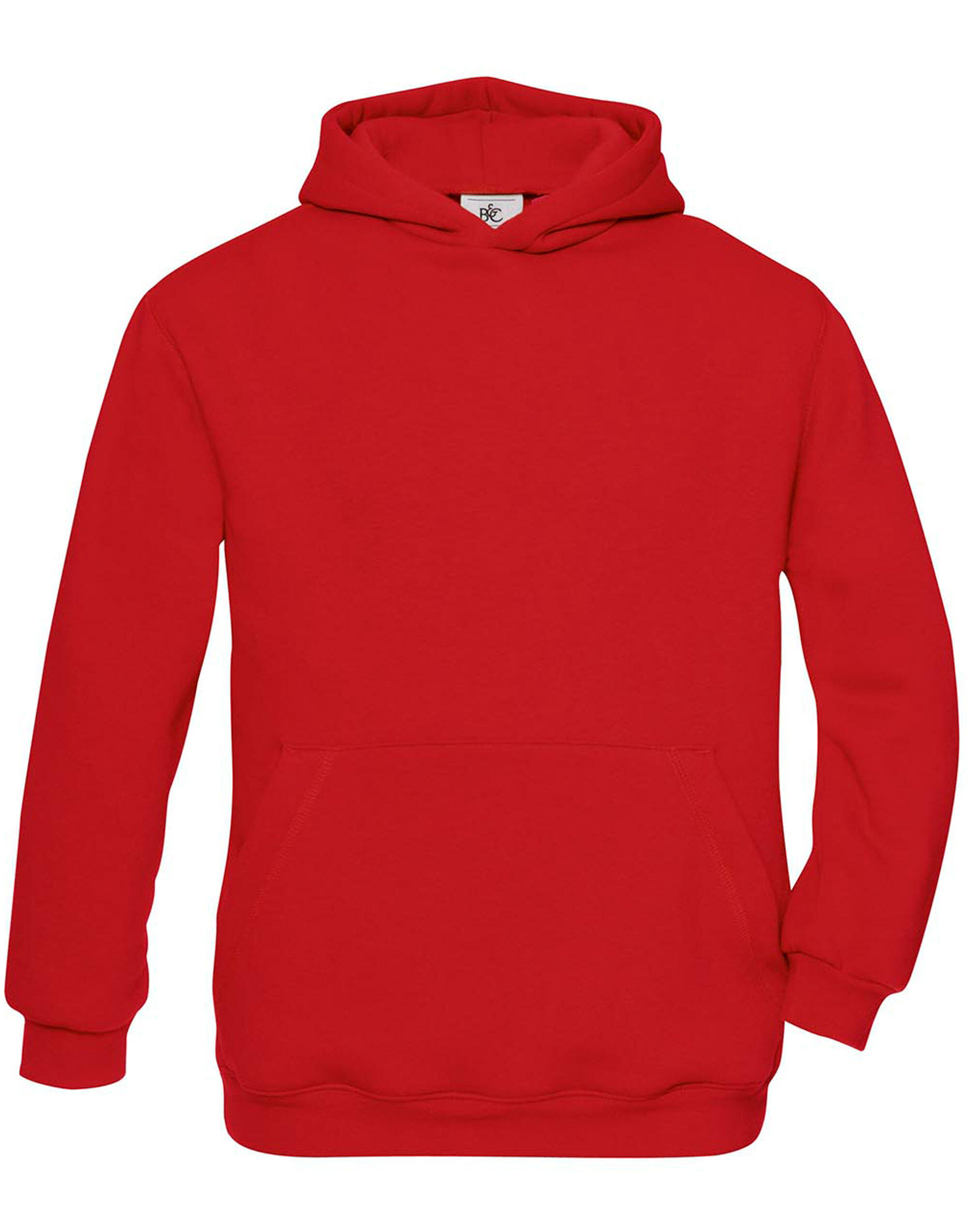 B&C Red Hooded Kid's Sweatshirt