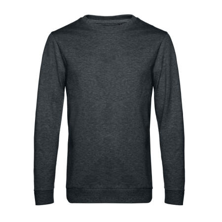 B&C WU01W B&C Men's #Set In Sweatshirt Heather Asphalt