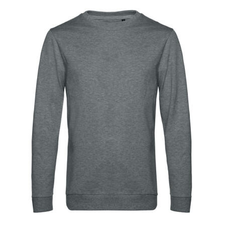B&C WU01W B&C Men's #Set In Sweatshirt Heather Mid Grey