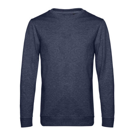 B&C WU01W B&C Men's #Set In Sweatshirt Heather Navy