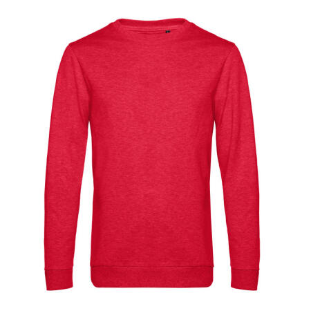 B&C WU01W B&C Men's #Set In Sweatshirt Heather Red