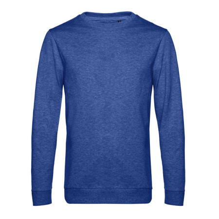B&C WU01W B&C Men's #Set In Sweatshirt Heather Royal Blue
