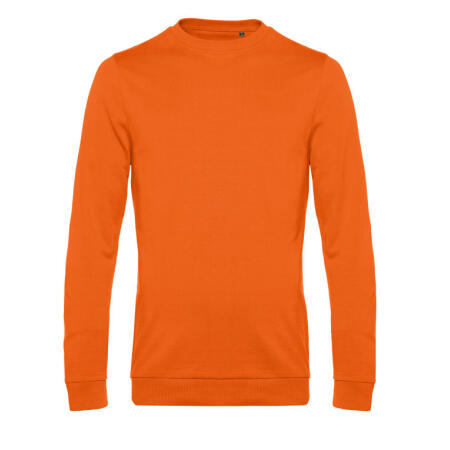 B&C WU01W B&C Men's #Set In Sweatshirt Pure Orange
