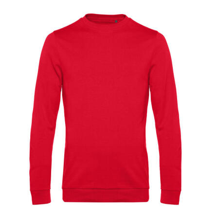 B&C WU01W B&C Men's #Set In Sweatshirt Red