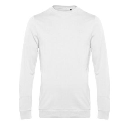 B&C WU01W B&C Men's #Set In Sweatshirt White